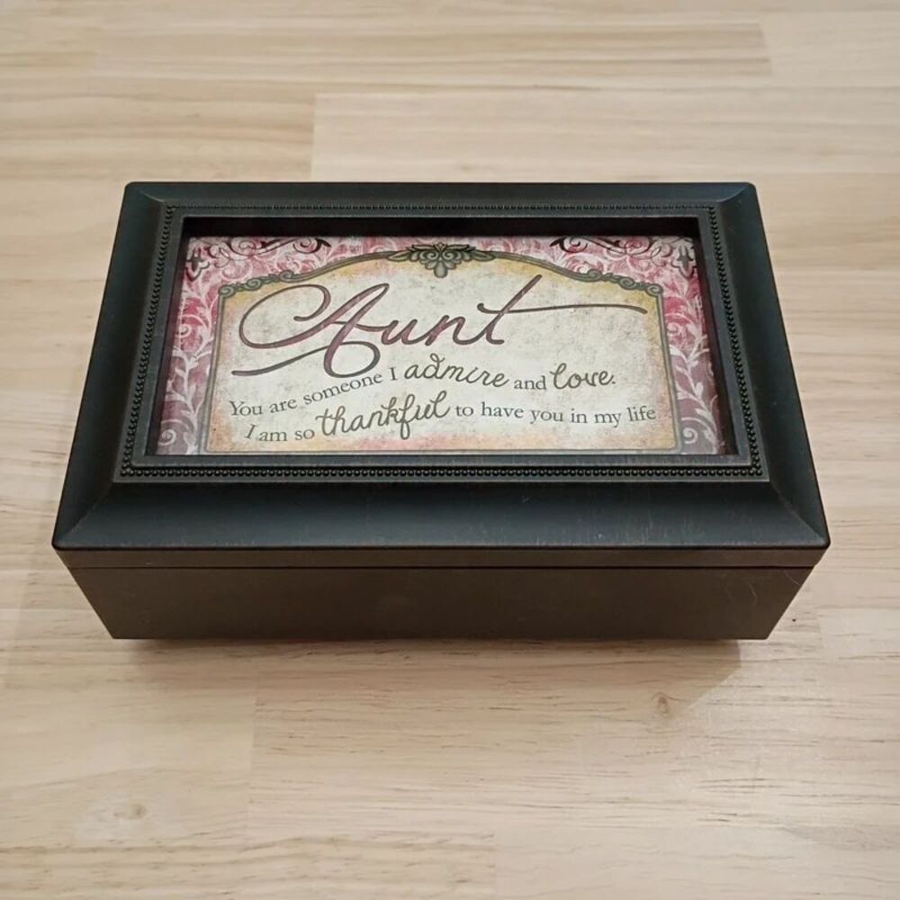 Carson Wooden Musical Photo Jewelry Box That Plays "Fur Elise"